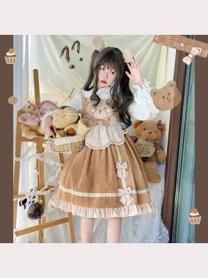 Cheese Bear Sweet Lolita Dress JSK (UN220)